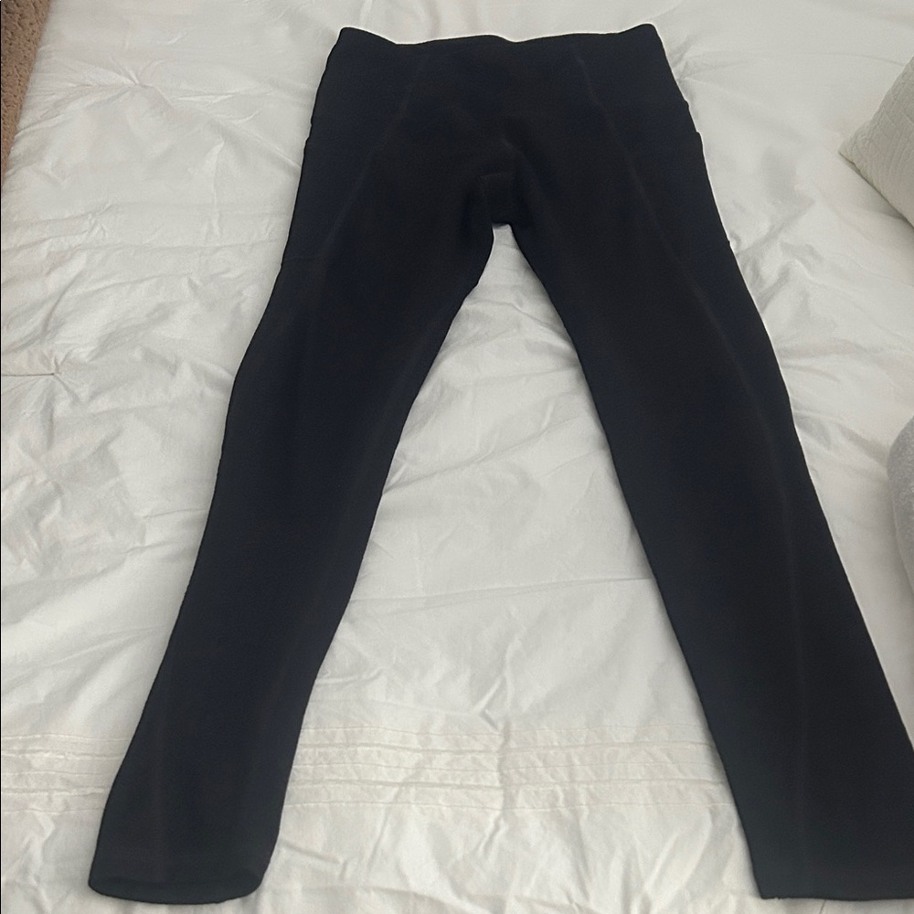 Purple Workout Leggings Full Length
